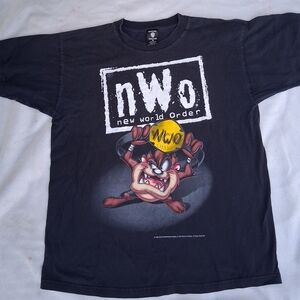 Vintage Wrestling Graphic T-Shirt Nwo Taz T Shirt XL Made In Usa 1998
